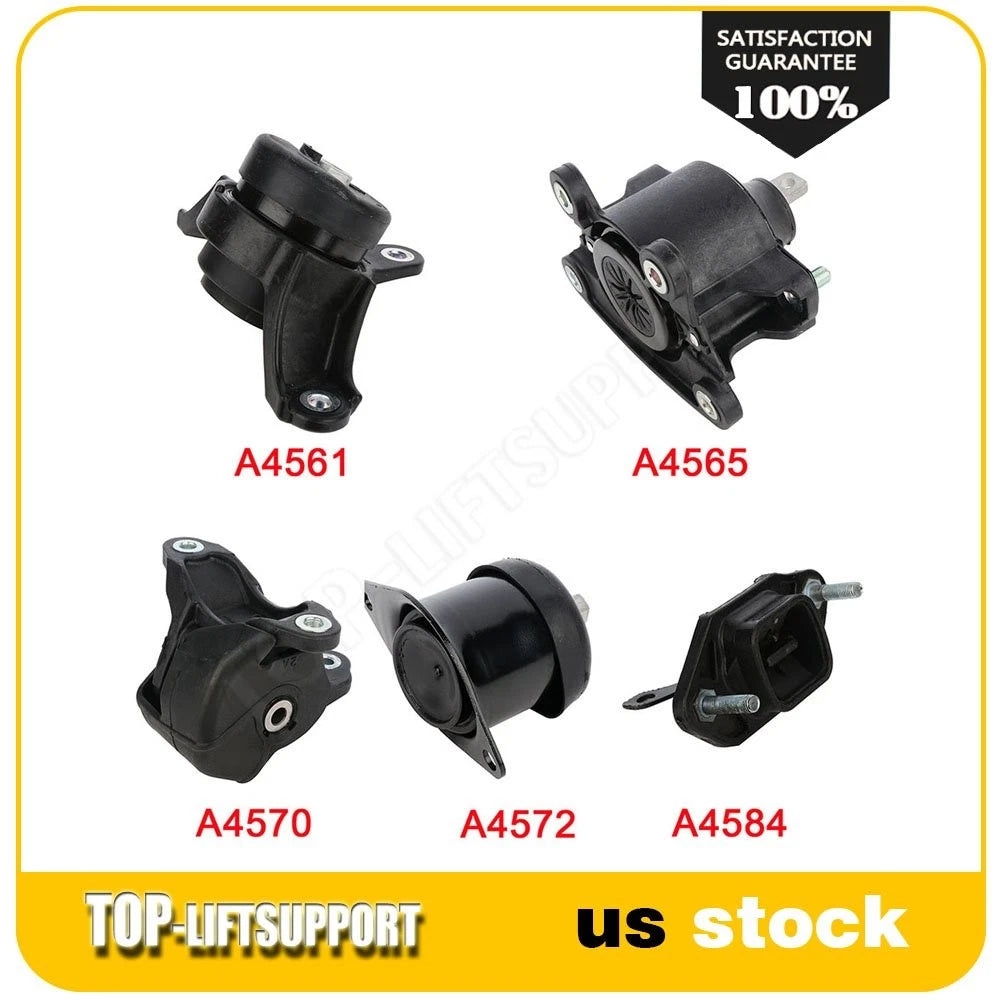 Set of 5 Engine Motor & Transmission Mounts for Honda Accord (2008–2010)