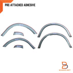 3" Matte Black Fender Flare Wheel Arch for Nissan Navara Ute (2021-2024)