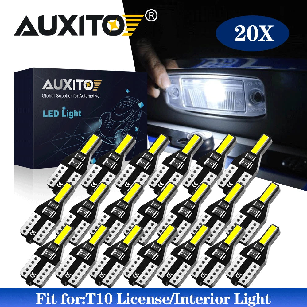 20X T10 168 194 LED Front Side Marker Light Bulbs for Chevy Ford