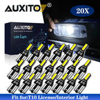 20X T10 168 194 LED Front Side Marker Light Bulbs for Chevy Ford