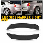 2X Smoked Lens LED Rear Side Marker Lights for Chrysler 300 (2015–2023)