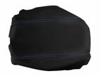 Leather Console Lid Armrest Cover for Acura TSX (2009–2014) Blue Stitch