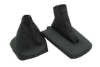 Manual and E Brake Boot Set for BMW M3 Z4 E85 (2003–2008) Black Leather