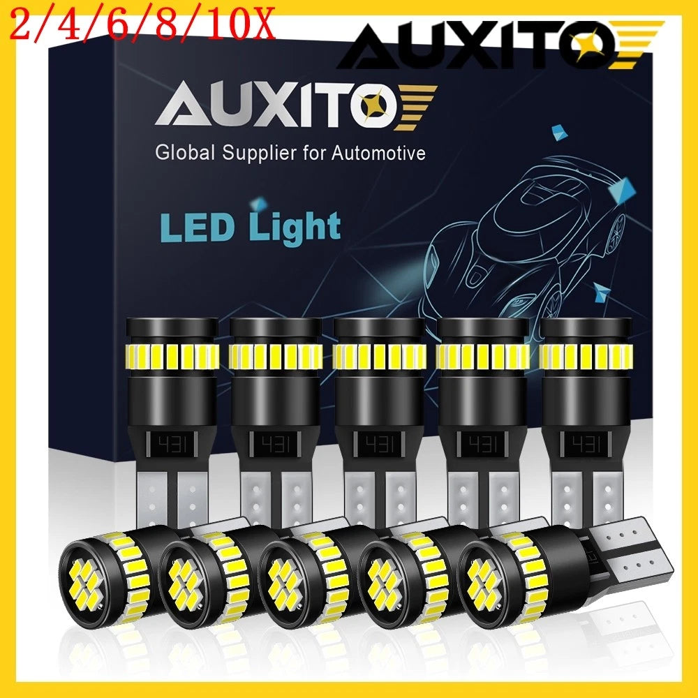 Set of 2 T10 194 LED Light Bulbs for Automotive (Compatible Models)