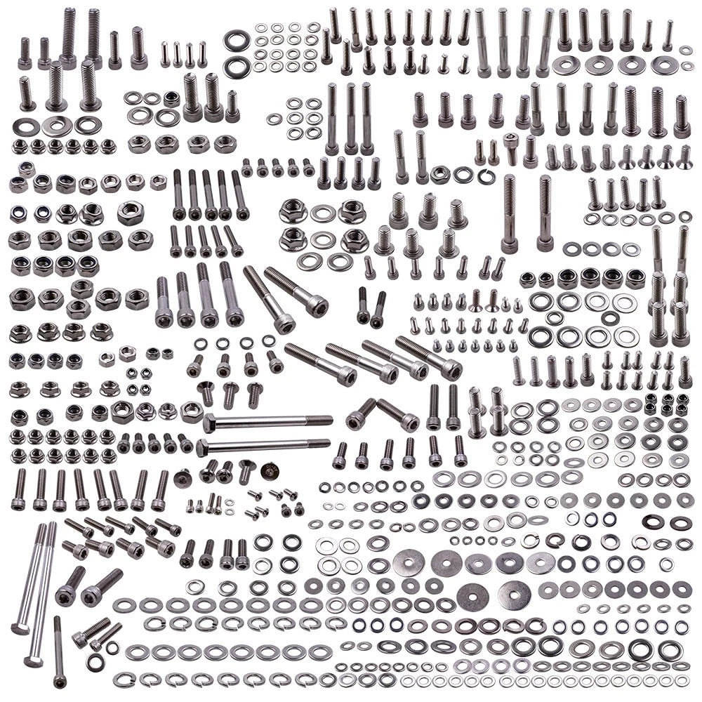 659pcs Stainless Steel Bolt Screw Kit for Yamaha YFZ350 (1987–2006)