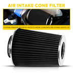 4-Inch Black Cold Air Intake for Truck 