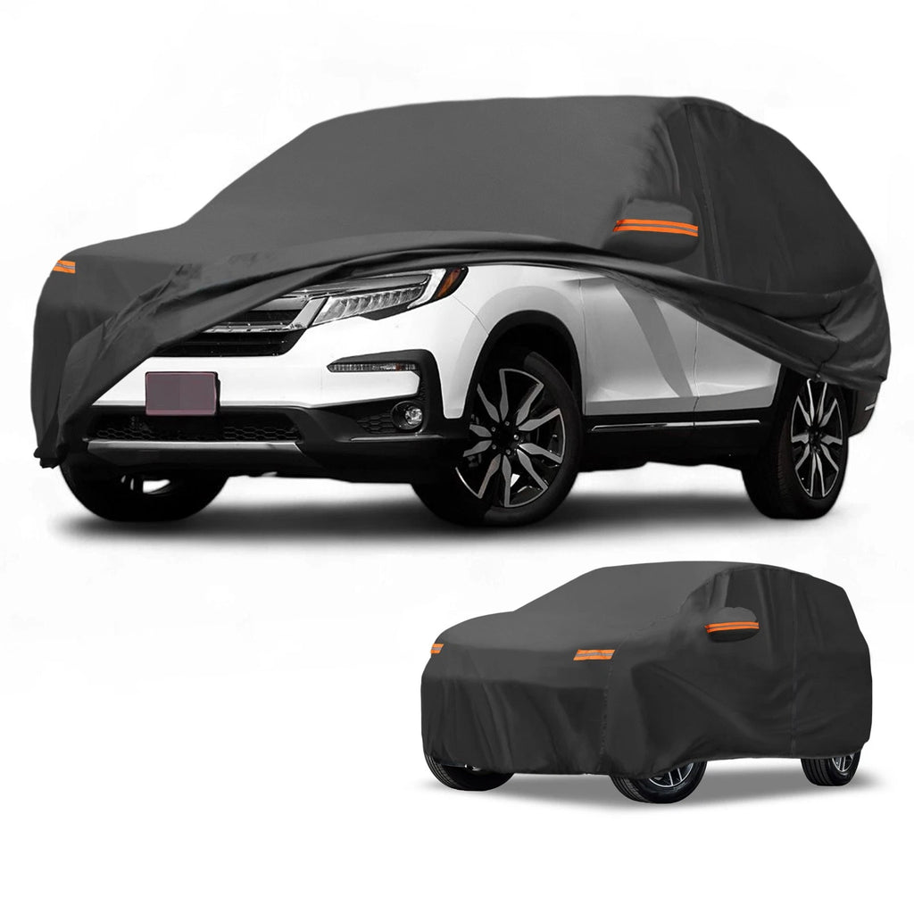 Car Cover Waterproof All Weather for Honda Pilot (2016–2023) 190T-PU Zipper