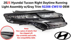 Right Side LED DRL Assembly for Hyundai Tucson (2025) 92208-CW510