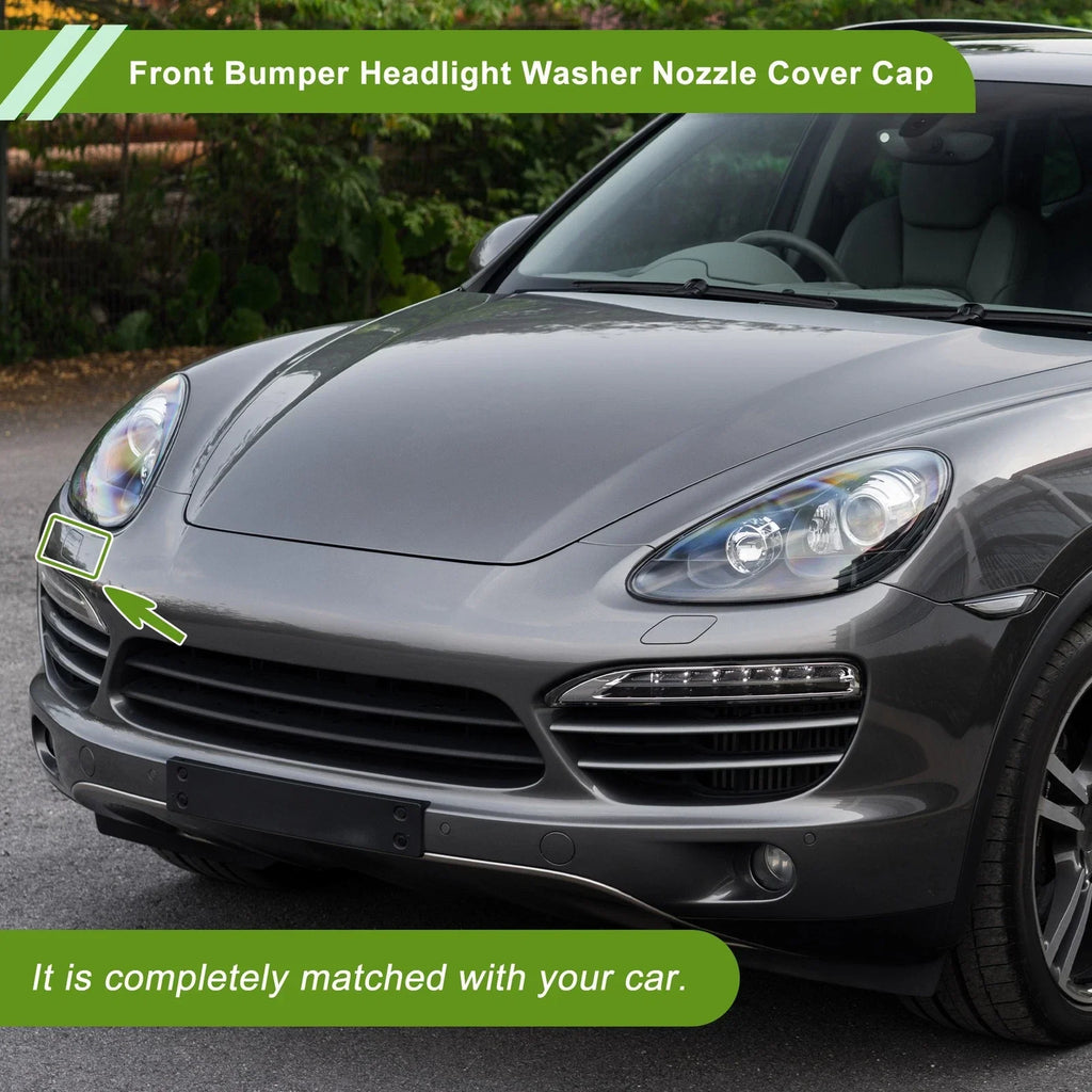 Washer Nozzle Cover for Porsche Cayenne 92A 2015-2017 Black