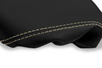 Leather Console Lid Pull Over Cover for Infiniti FX35 (2003–2005) Beige Stitch