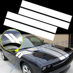 Hood Fender Stripes Decal Sticker for Dodge Challenger Charger Durango (2015–2023)