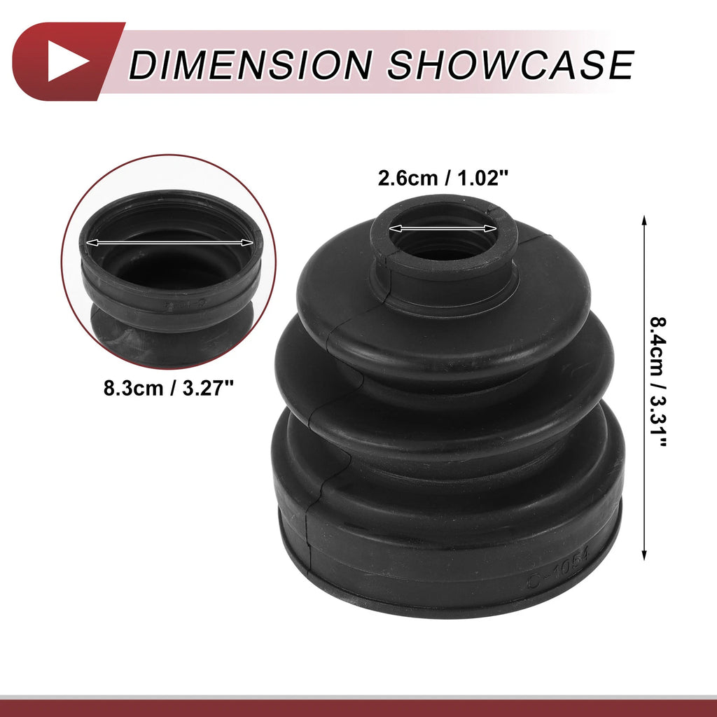 Inner CV Joint Boot Kit w/ Clamps for Mitsubishi Montero (2001–2006) MR528709