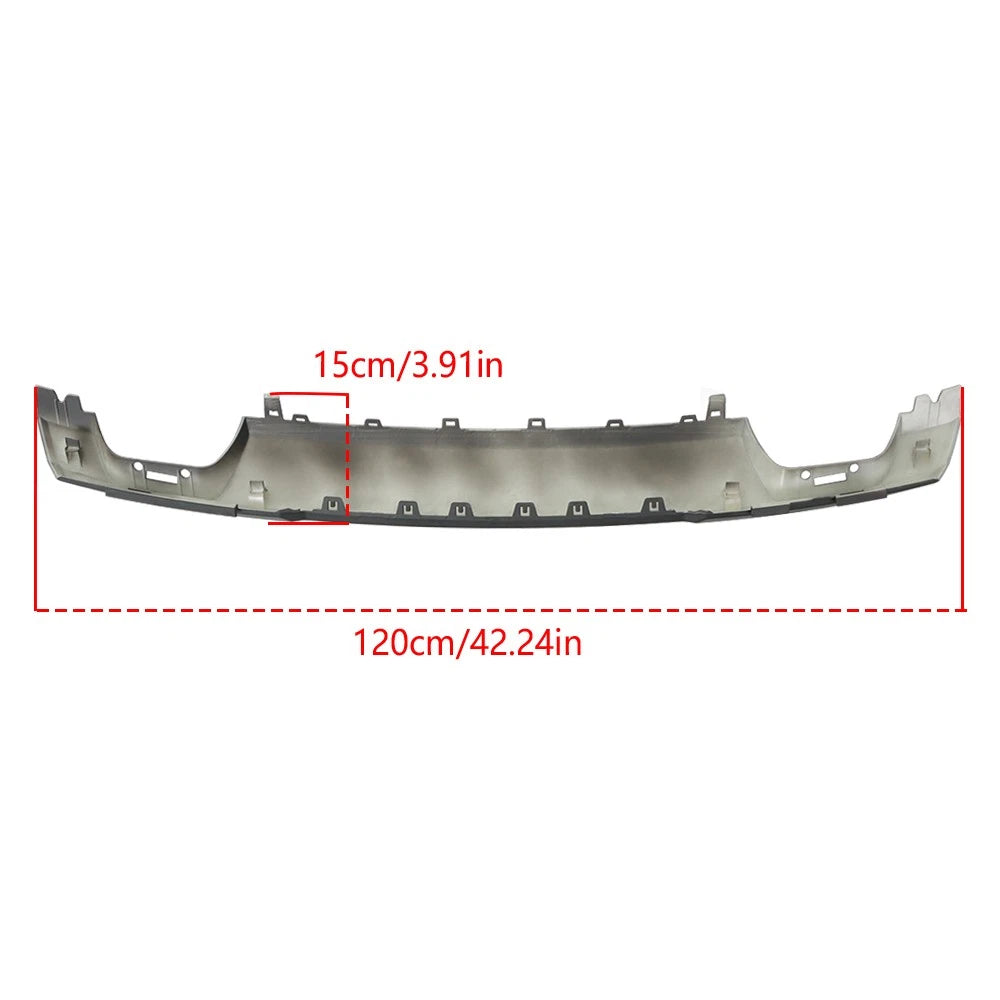 Matte Black Front Bumper Molding Trim for Ford F150 (2021–2023)