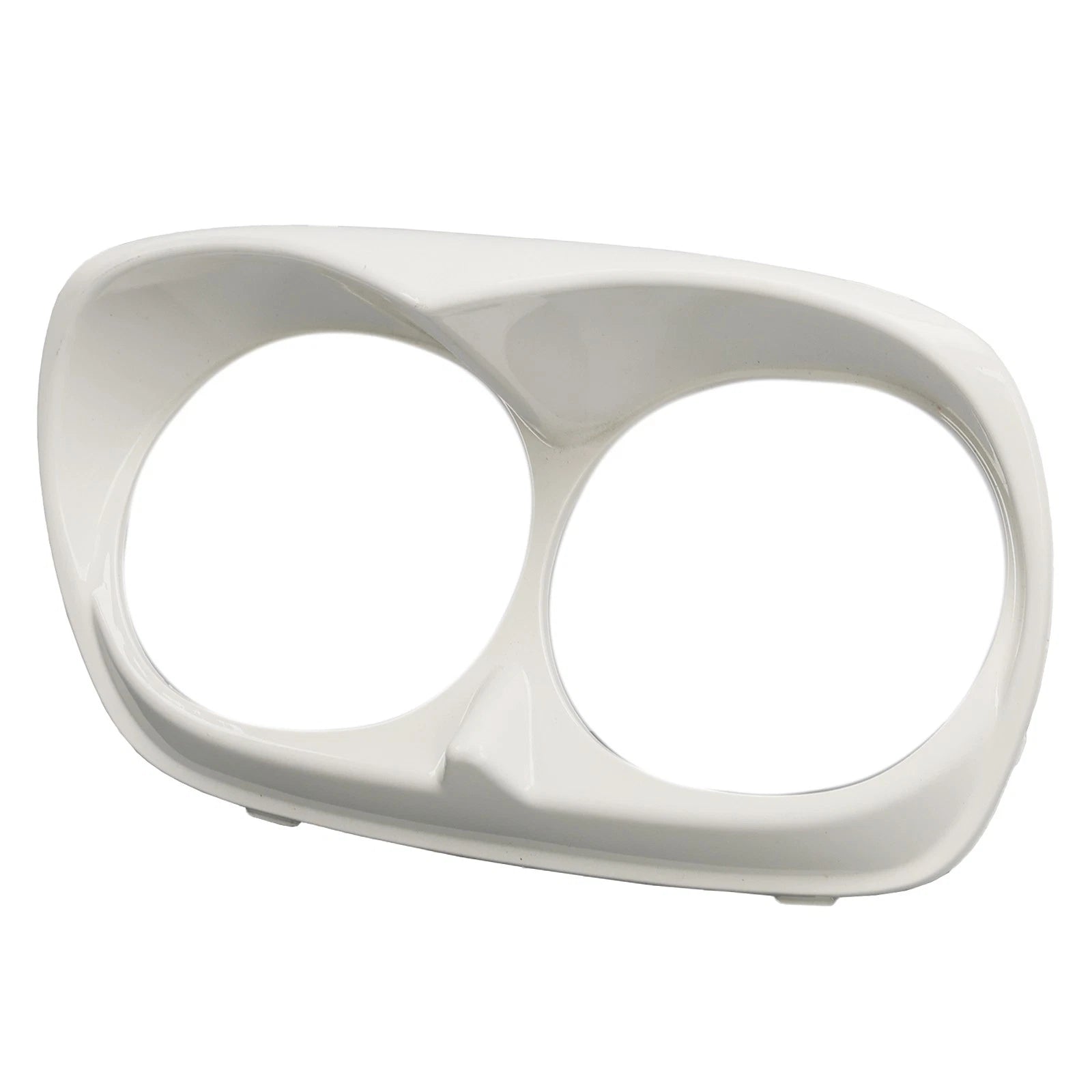 Dual Headlight Trim Bezel Cover for Harley Road Glide (1998–2013) White