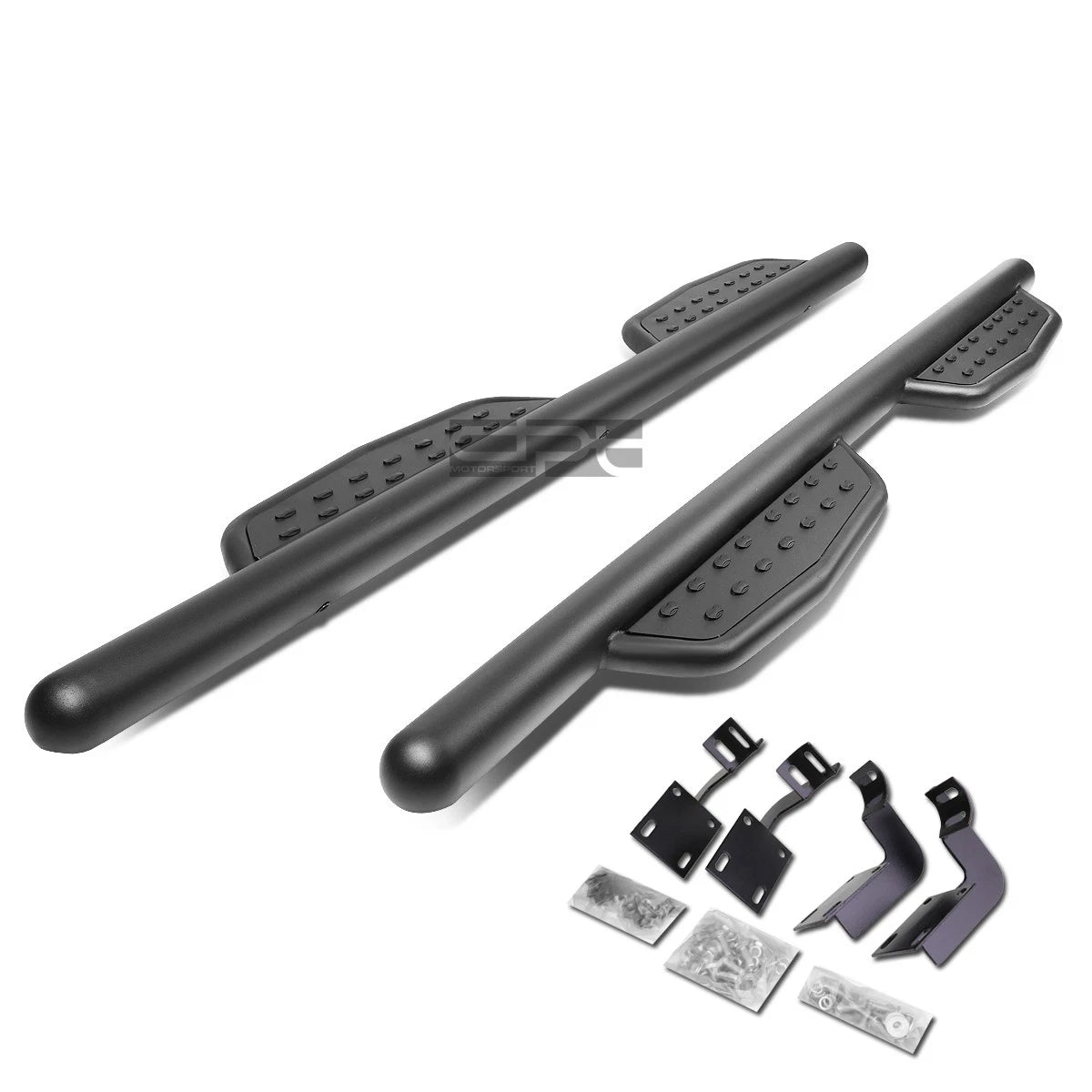 3" Black Step Bar Nerf Running Boards for Ford F250 F350 Super Duty (1999–2016)