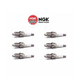 Set of 6 NGK V Power Resistor Spark Plugs BKR6E-11 for