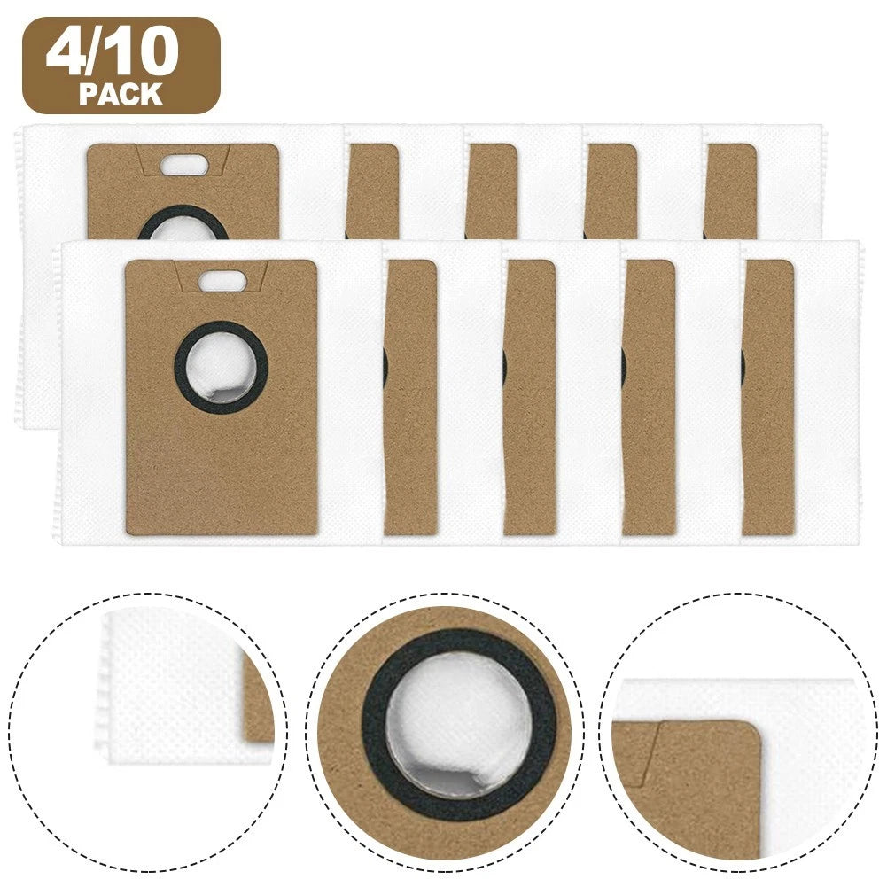 Set of 4 Replacement Dust Bags for Narwal Freo S Robot Vacuum Cleaner