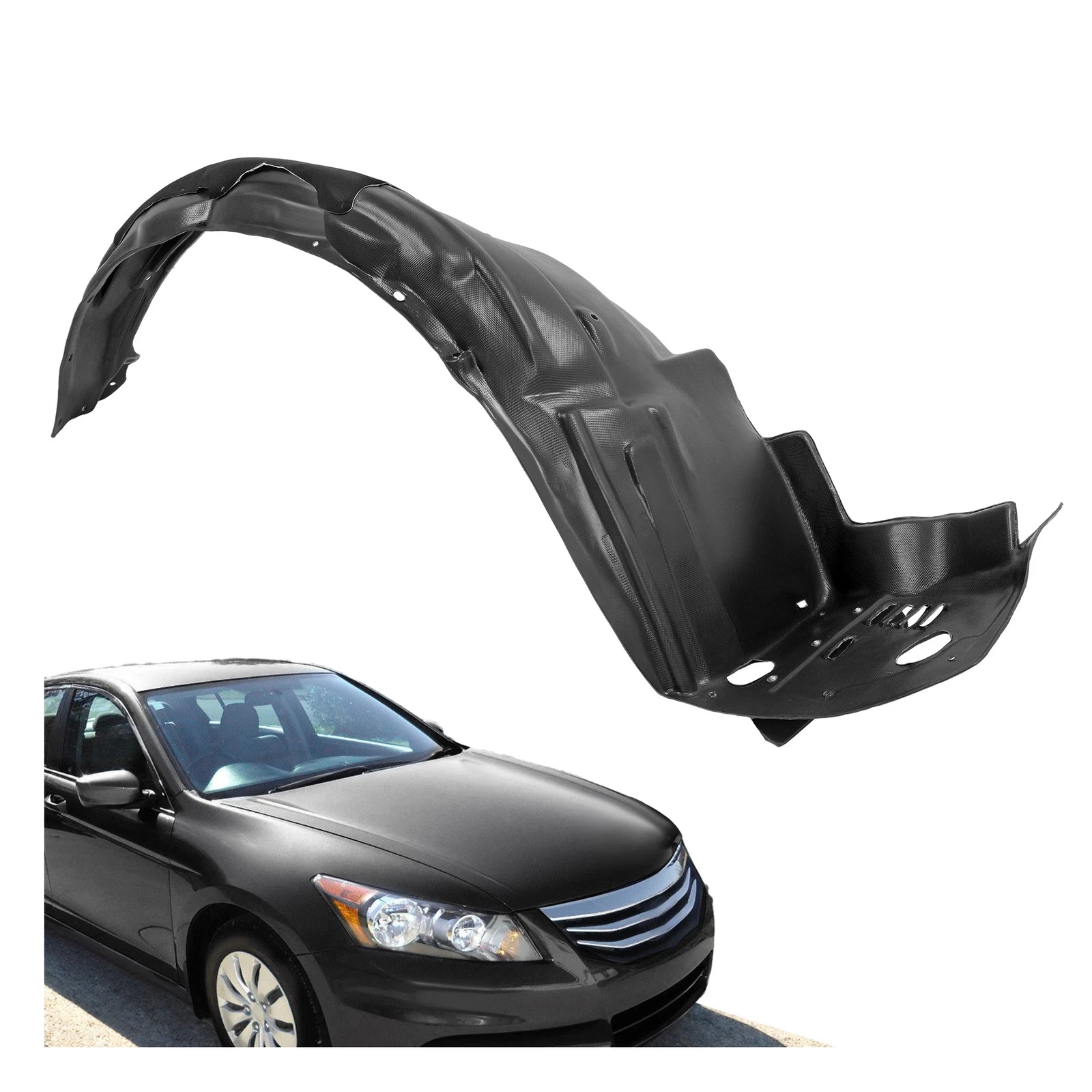 Front Passenger Side Fender Liner for Honda Accord Sedan (2008–2012)