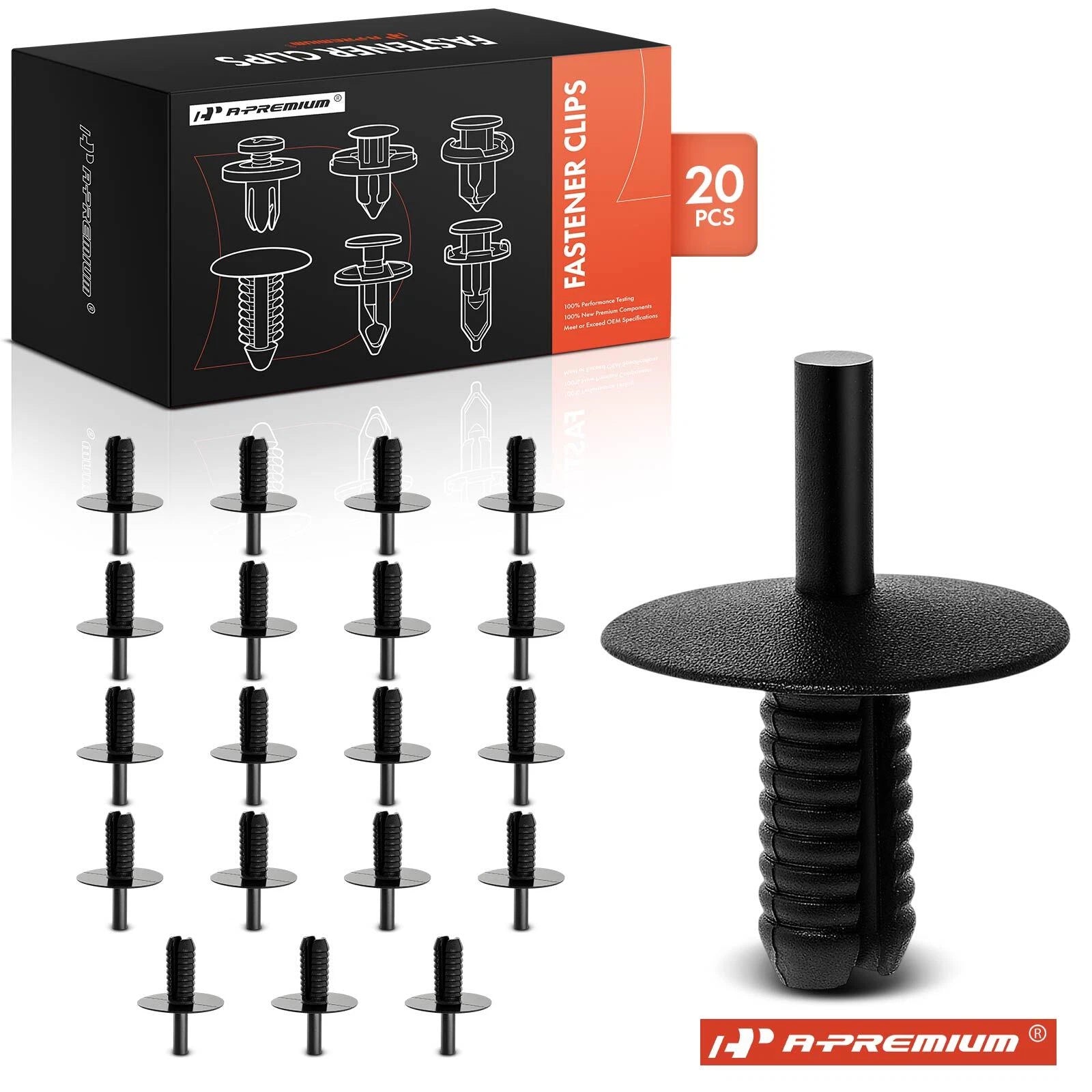 20x Nylon Fasteners for BMW E34 (1988–1996)