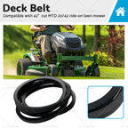 Deck Belt 42" for Cub Cadet XT1 LT42 XT2 LX42 (2016–2023) 754-05021