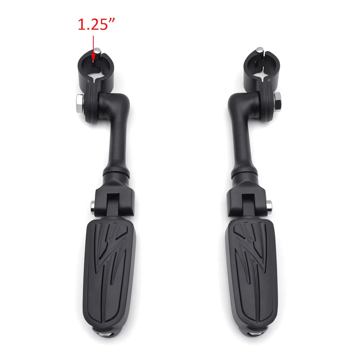 4.5" FootPeg for Yamaha XV250 XV400 XV535 (1.25" Engine Guard)