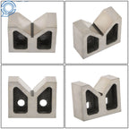Set of 2 Jumbo V-Blocks for Automotive Precision (3'' x 1-5/16'' x 2-3/8'')