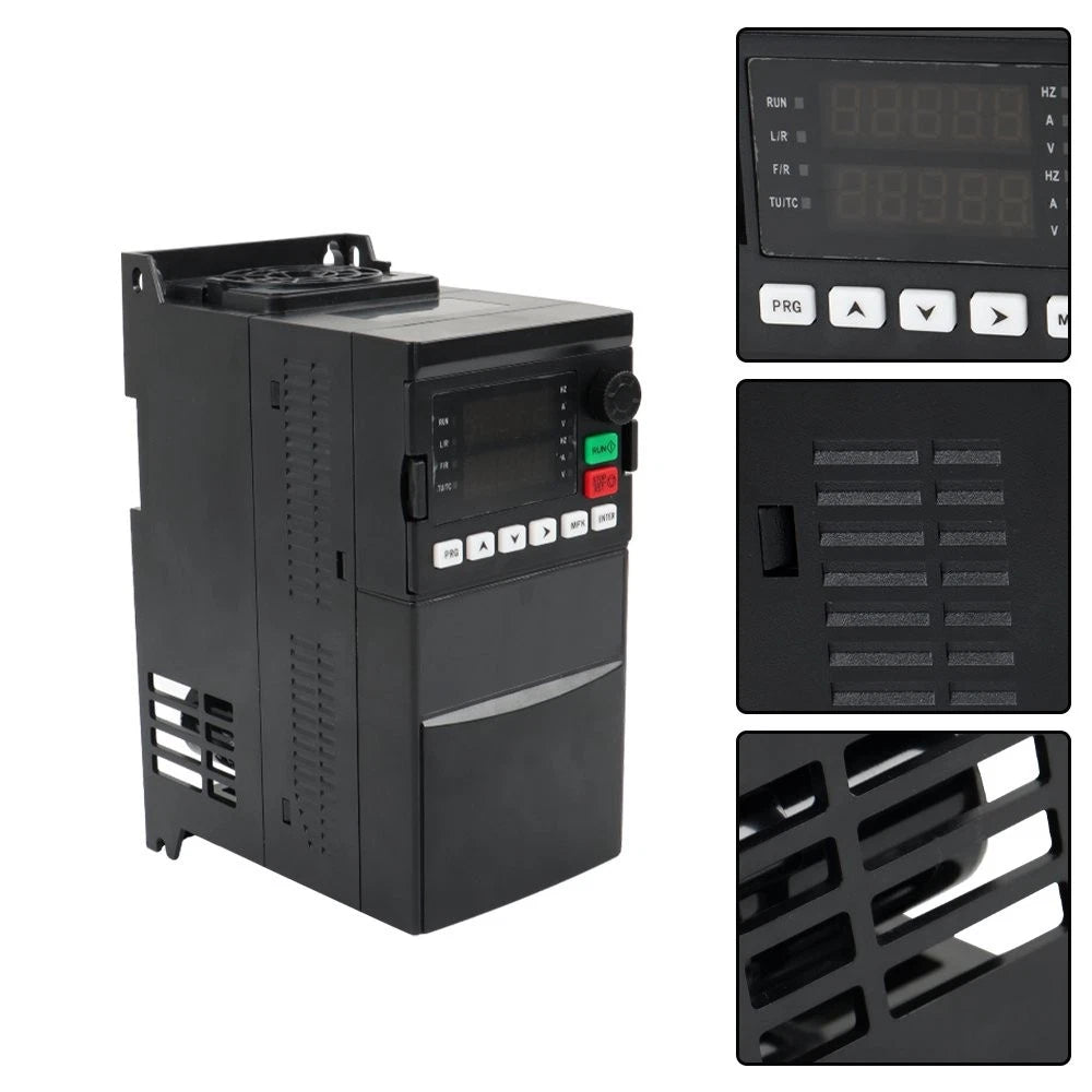 Variable Frequency Drive for AC Motors (220V, 1.5kW, 2HP)