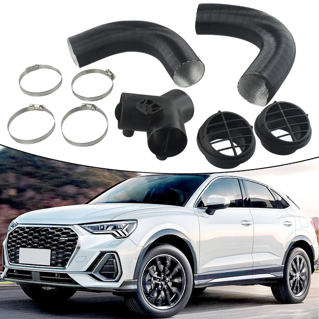 60mm Pipe Ducting Y Piece / Warm Air-Outlet Vent Hose Clip for Diesel Heater