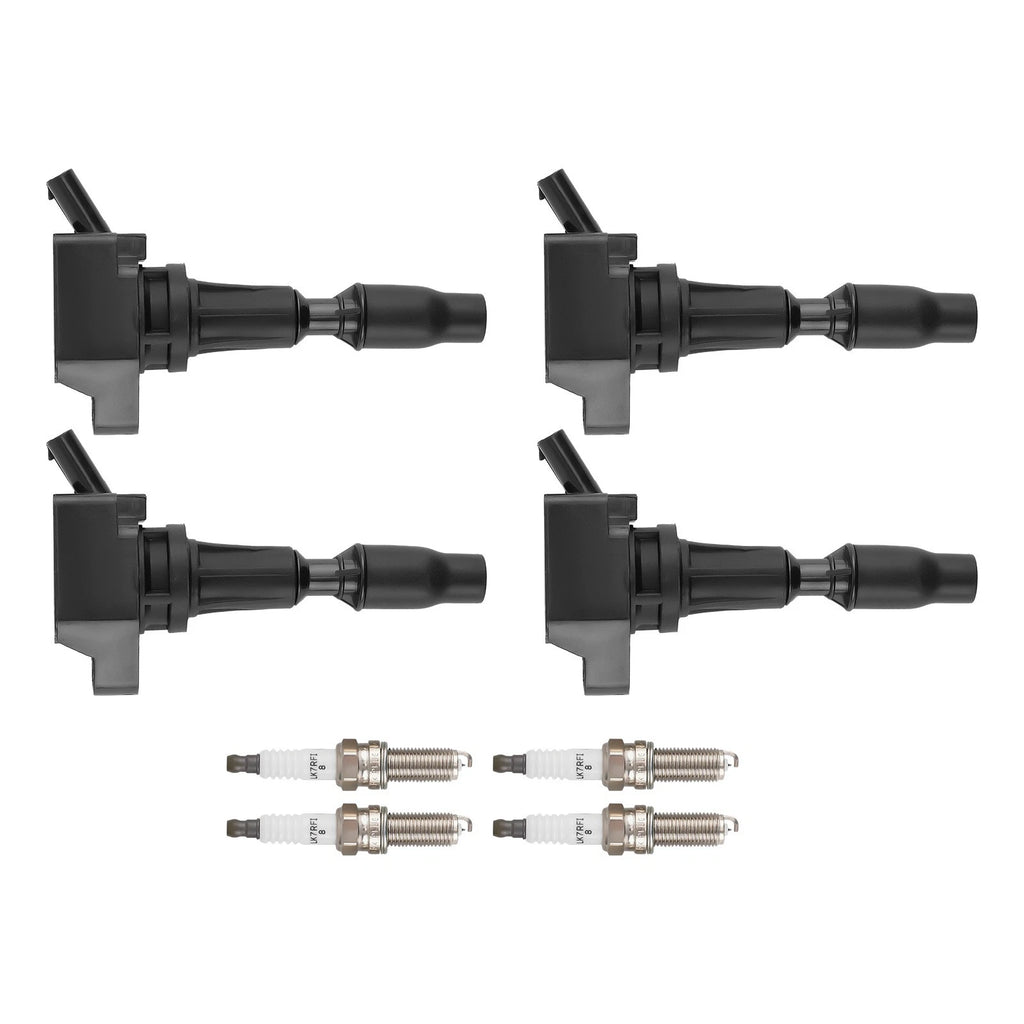 Set of 4 Ignition Coils & Spark Plugs for Kia Sorento 2.4L (2016–2020) UF764 93175