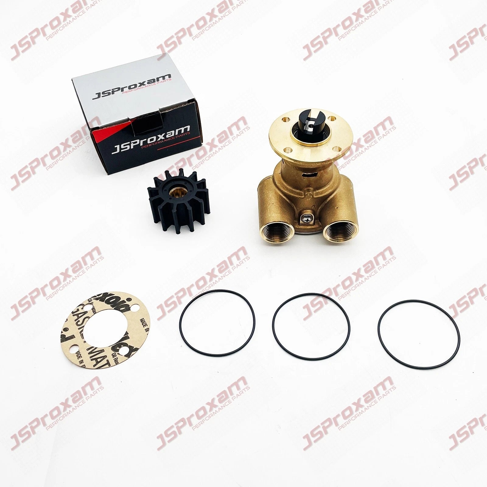 Engine Cooling Pump for Johnson 10-24119-2, Jabsco 3270-0001, Perkins 35615 (Fits 4107)