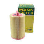 Air Filter Mann C 14 114 for Mercedes W203 S203 C230 (2003–2005) Kompressor