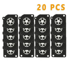 20pc Carburetor Metering Diaphragm Repair Kit for Zama C1U (A015010)