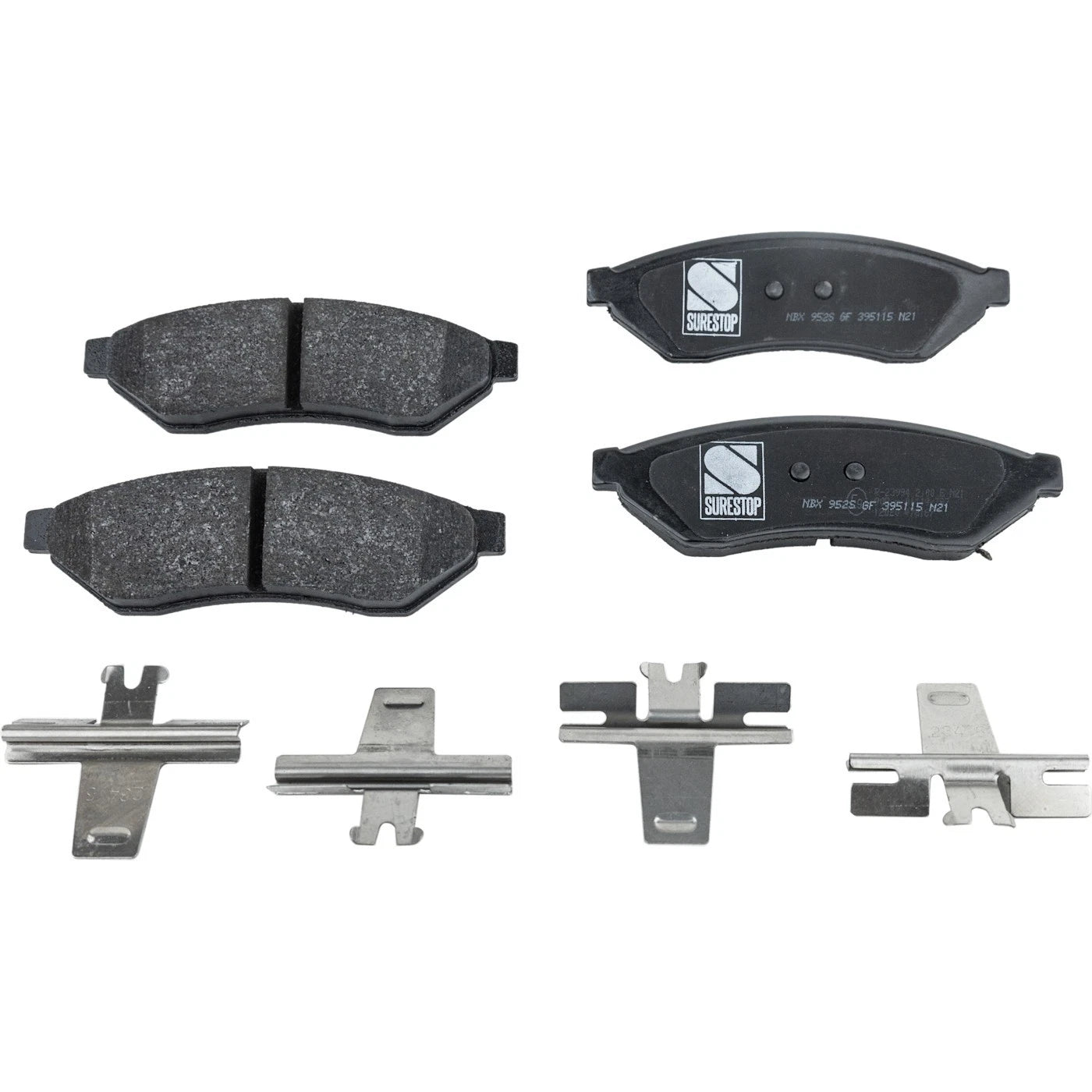 Set of 4 NAO Brake Pads for Suzuki Verona, Epica (2004–2006)