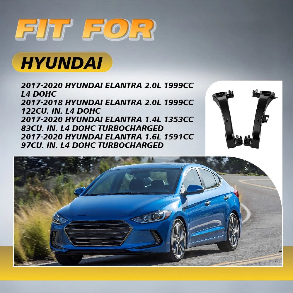 2X Headlight Support Bracket for Hyundai Elantra (2017–2020) 64118-F2000