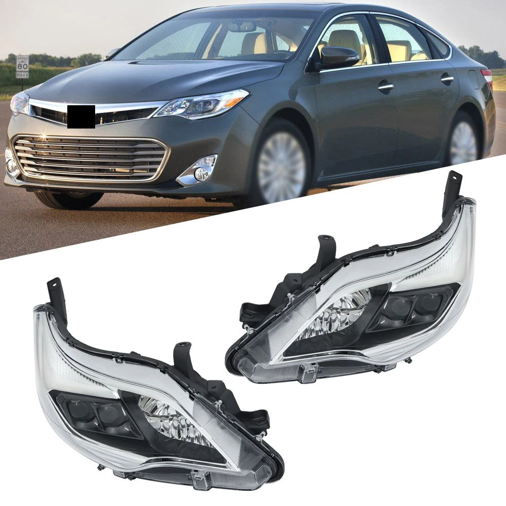 Clear Halogen Headlights Pair for Toyota Avalon (2013–2015)