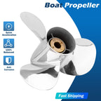 10.5 x 15 Stainless Steel Propeller for Mercury 40-60HP (RH)