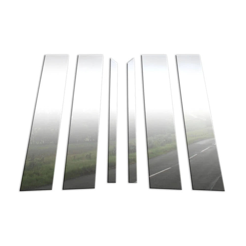 Pillar Post Covers for 2011-2019 Ford Explorer (Stainless Steel 6pc)