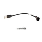 4 PIN USB Plug CD Radio Player Cable Connector Adapter for Mitsubishi Pajero