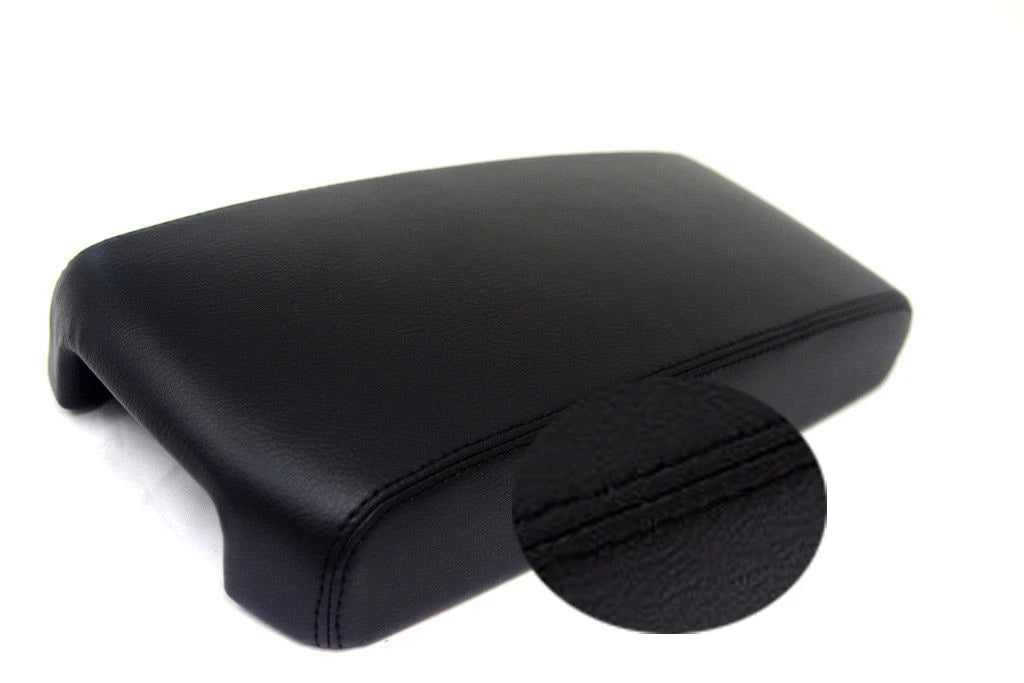 Center Console Armrest Cover for Nissan Altima (2013–2018) Black Leather Synthetic