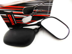 Black Oval Soko Rear View Mirrors for Honda CBX550F (1981-1982)