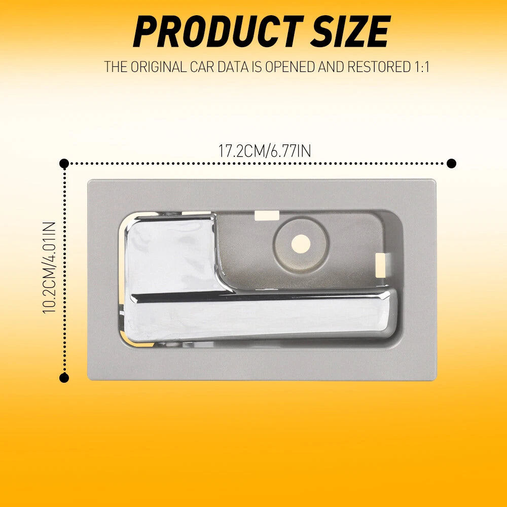 Set of 2 Inner Door Handles for Ford F150 (2009–2014)
