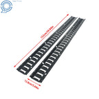 Set of 2 E Track Tie Down Rails for Garages Vans Trailers (5')