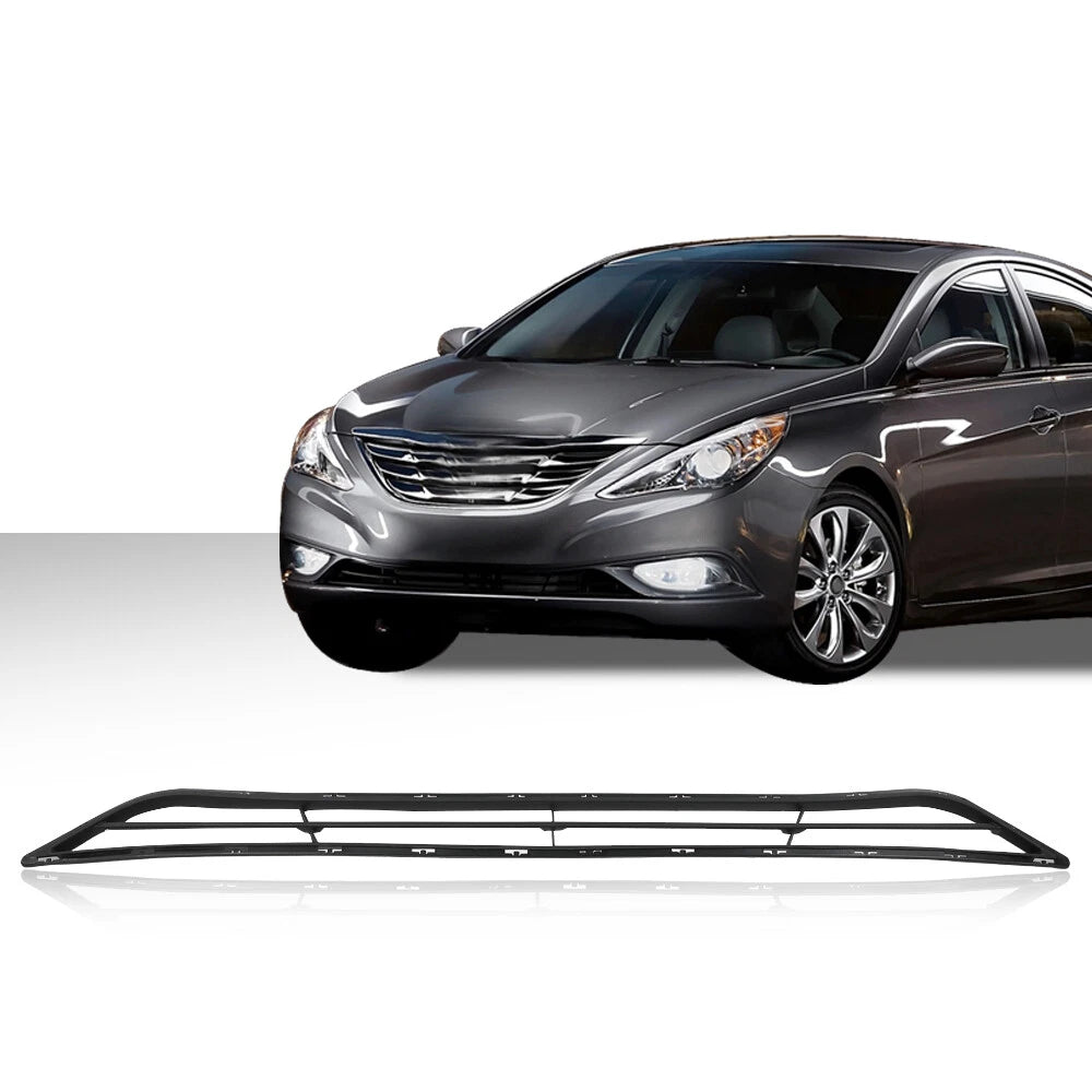 Front Bumper Lower Grille Mesh for Hyundai Sonata (2011–2013) Black