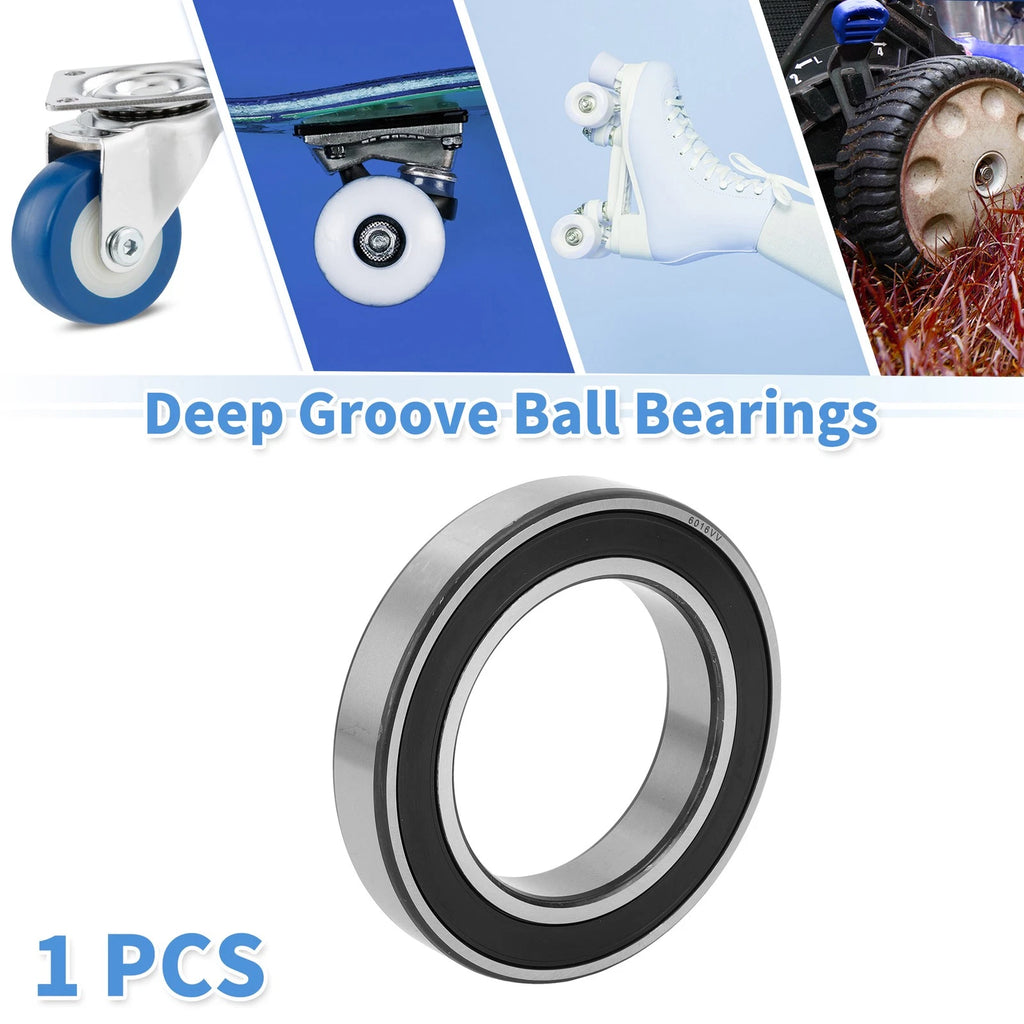 Deep Groove Ball Bearing 6016VV for Scooter Skateboard Wheel (80x125x22mm)