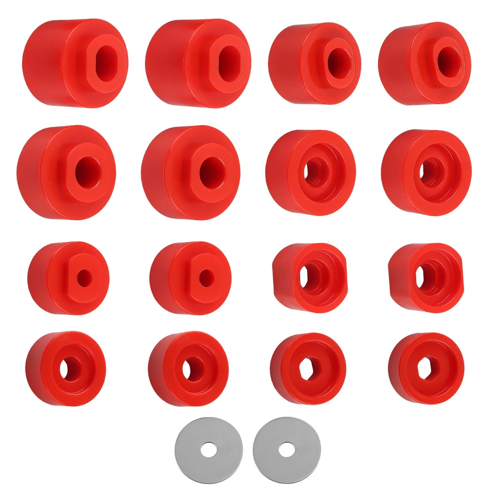 Body Mount Bushings Kit for Ford Explorer Sport Trac (2001–2005) Red