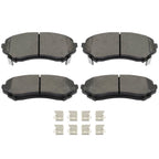 Set of 4 Front Brake Pads for Cadillac CTS (2008–2013)