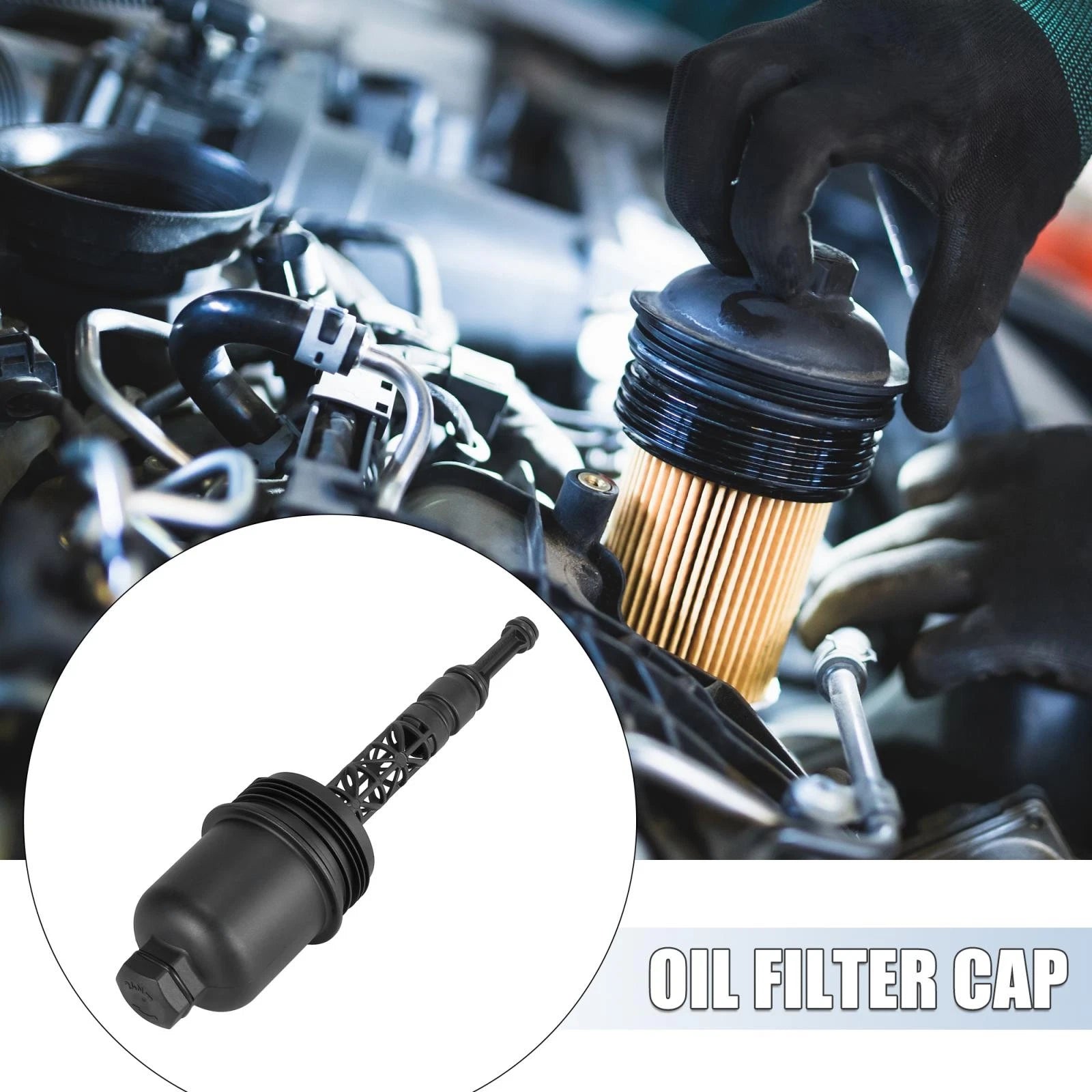 Oil Filter Cap Assembly for Mercedes-Benz C230 (2003–2005) A2711800238