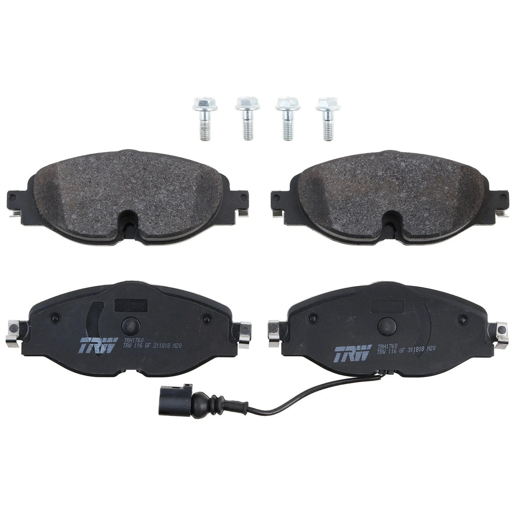 Set of 4 Disc Brake Pads for Volkswagen Jetta (2019–2021)