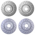 Brake Rotors Kit 360mm Front & 330mm Rear for Mercedes C219 CLS55 AMG W211 E55 AMG
