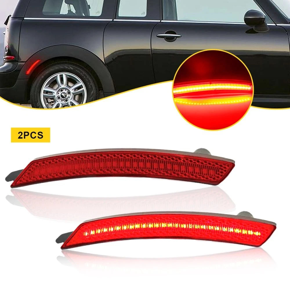 Set of 2 LED Rear Side Marker Lights for Mini R55 R56 R57 R58 R59 R60 R61 (2007–2015)